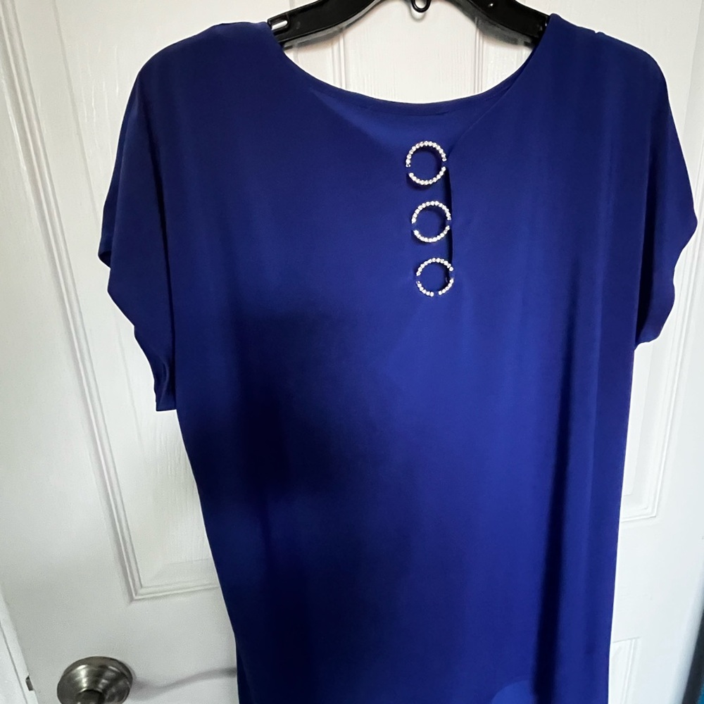 Elegant bright blue Women's Top